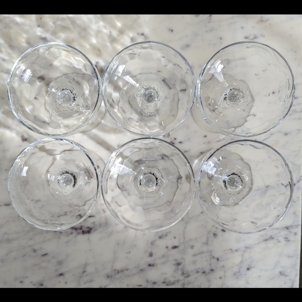 Set of 6 Champagne Saucers - Picture 7 of 9